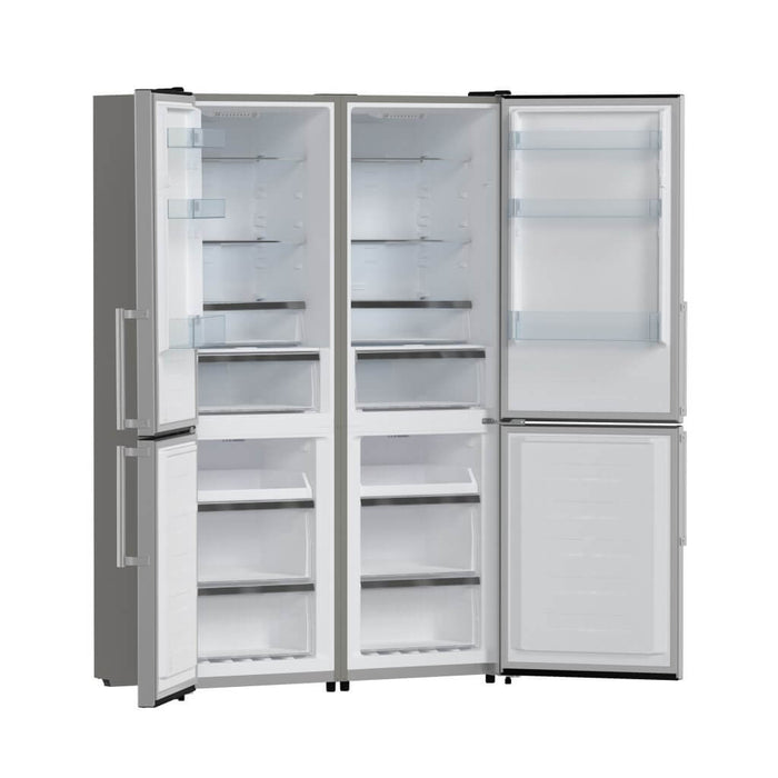 Forno Guardia 46.8″ 21.6 cu.ft. Bottom Mount Refrigerator in Stainless Steel (FFFFD1778-48)