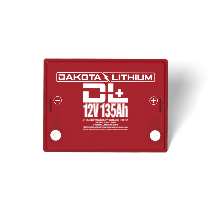 Dakota Lithium DL+ 12V 135Ah Heated Dual Purpose LiFePO4 Battery