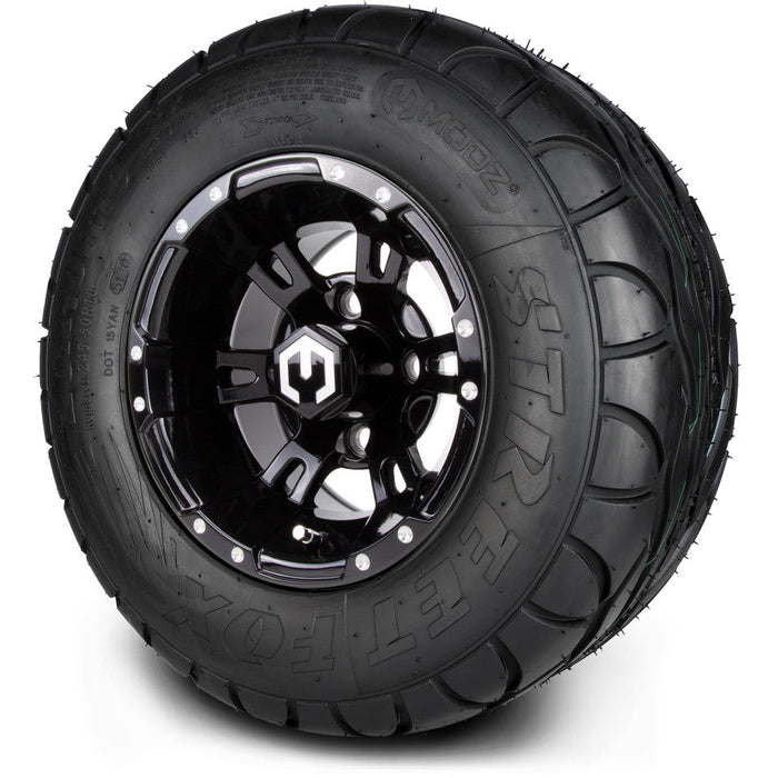 MODZ 10' Ambush Glossy Black - Tire and Wheel Combo