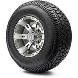 MODZ® 10" Ambush Gunmetal Wheels & Street Tires Combo
