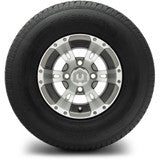 MODZ® 10" Ambush Gunmetal Wheels & Street Tires Combo