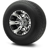 MODZ® 10" Ambush Machined Black Wheels & Street Tires Combo