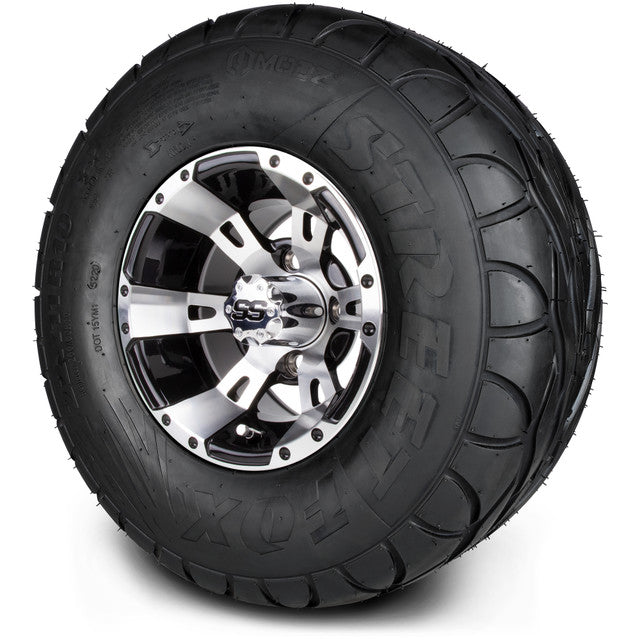 MODZ 10' Ambush Machined Black - Tire and Wheel Combo