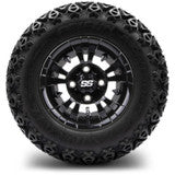 MODZ® 10" Vampire Glossy Black Wheels & Off-Road Tires Combo