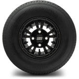 MODZ® 10" Vampire Glossy Black Wheels & Street Tires Combo
