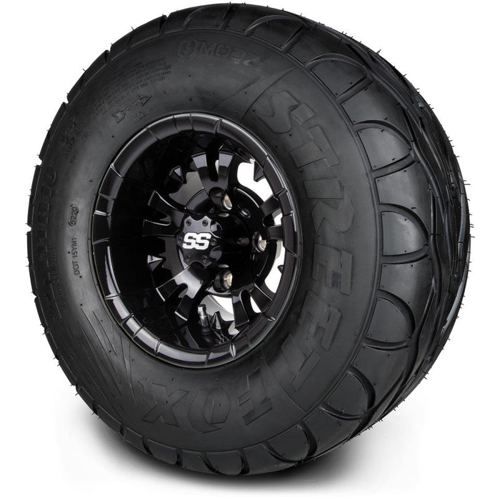 MODZ 10' Vampire Glossy Black - Tire and Wheel Combo