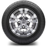 MODZ® 10" Vampire Gunmetal Wheels & Street Tires Combo