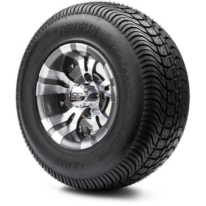 MODZ 10' Vampire Gunmetal - Tire and Wheel Combo