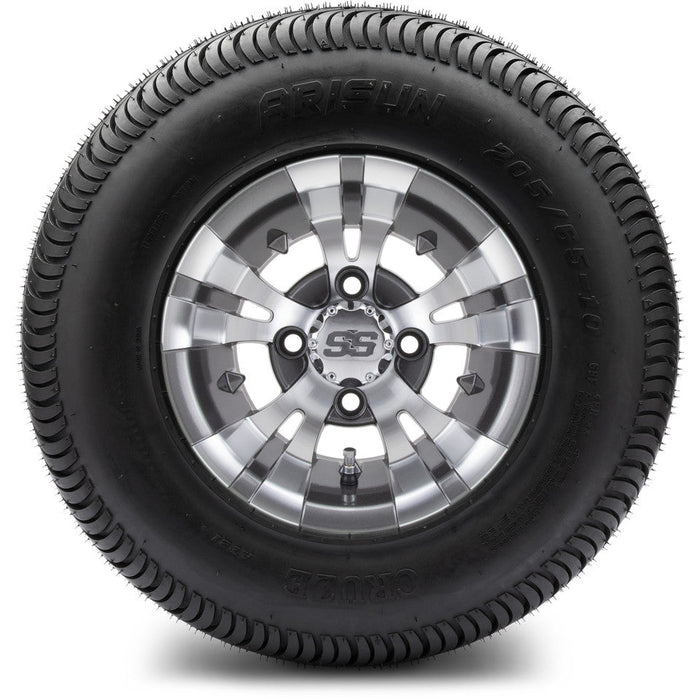 MODZ 10' Vampire Gunmetal - Tire and Wheel Combo