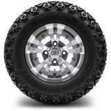 MODZ® 10" Vampire Gunmetal Wheels & Off-Road Tires Combo