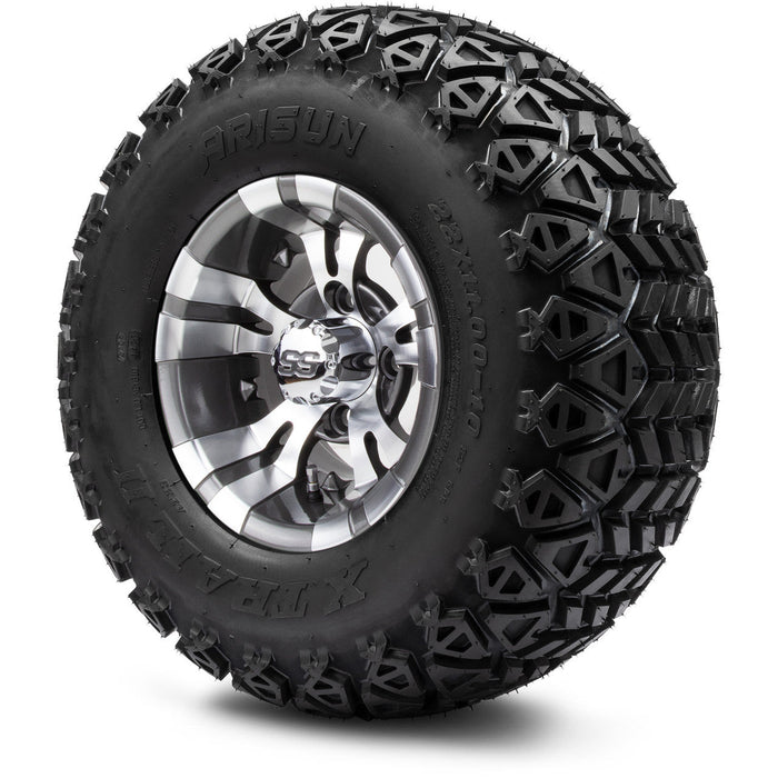 MODZ 10' Vampire Gunmetal - Tire and Wheel Combo