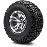 MODZ® 10" Vampire Gunmetal Wheels & Off-Road Tires Combo
