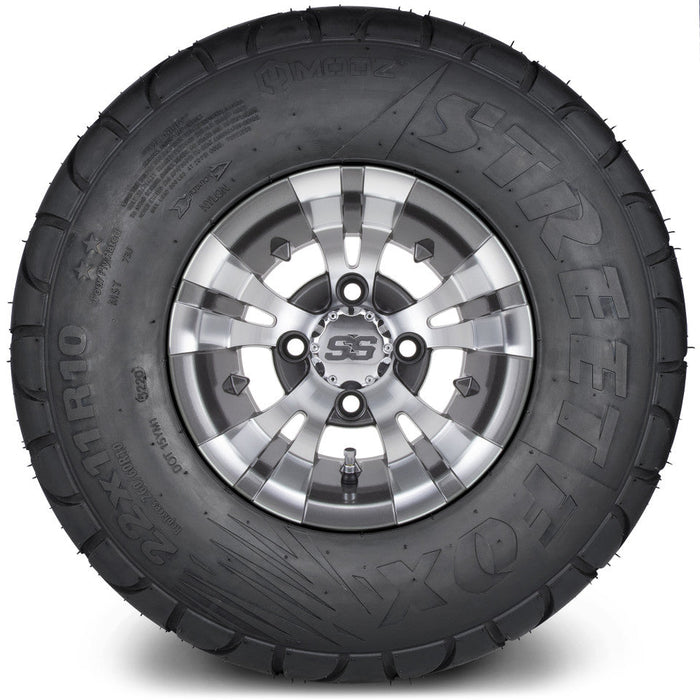 MODZ 10' Vampire Gunmetal - Tire and Wheel Combo