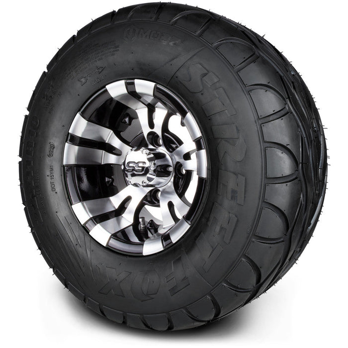MODZ 10' Vampire Machined Black - Tire and Wheel Combo