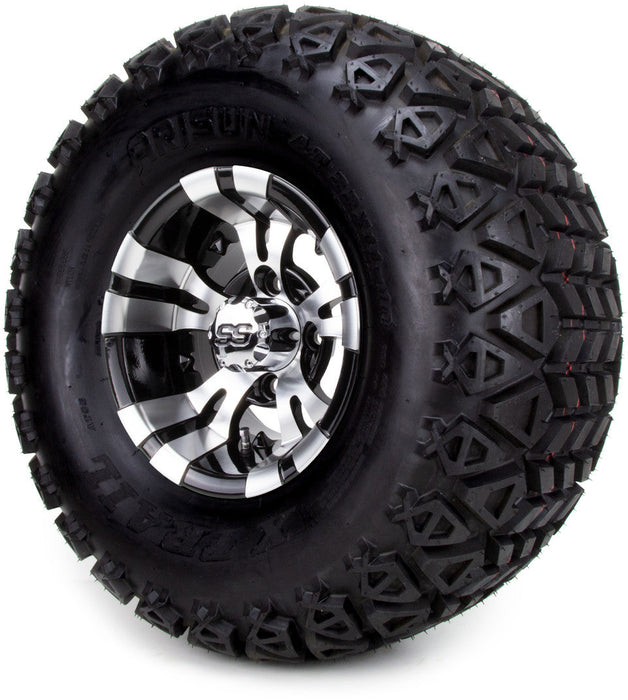 MODZ 10' Vampire Machined Black - Tire and Wheel Combo