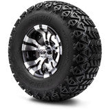 MODZ® 10" Vampire Machined Black Wheels & Off-Road Tires Combo