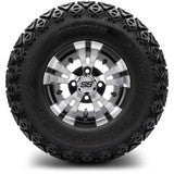 MODZ® 10" Vampire Machined Black Wheels & Off-Road Tires Combo