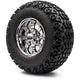 MODZ 10" Tempest Chrome Wheels & Off-Road Tires Combo