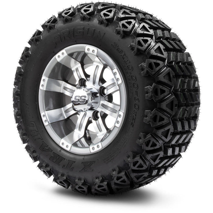 MODZ 10' Tempest Gunmetal - Tire and Wheel Combo