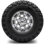 MODZ® 10" Tempest Gunmetal Wheels & Off-Road Tires Combo