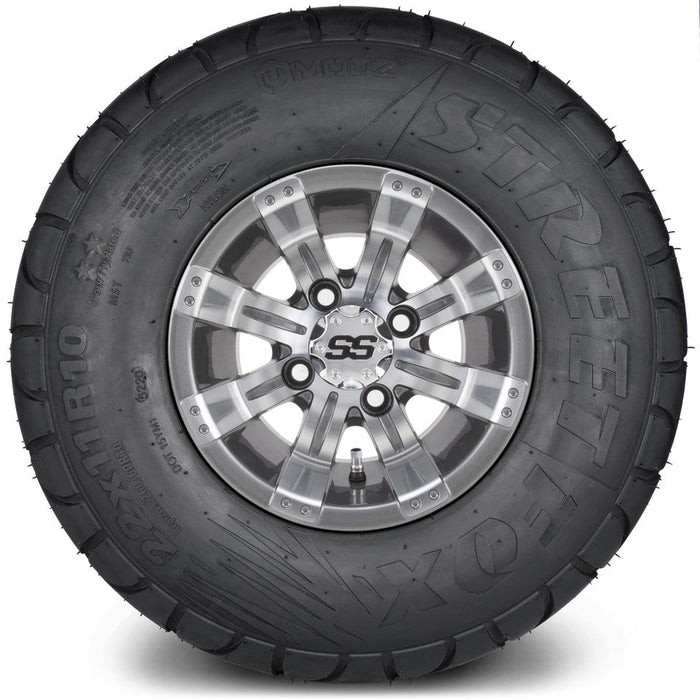 MODZ 10' Tempest Gunmetal - Tire and Wheel Combo