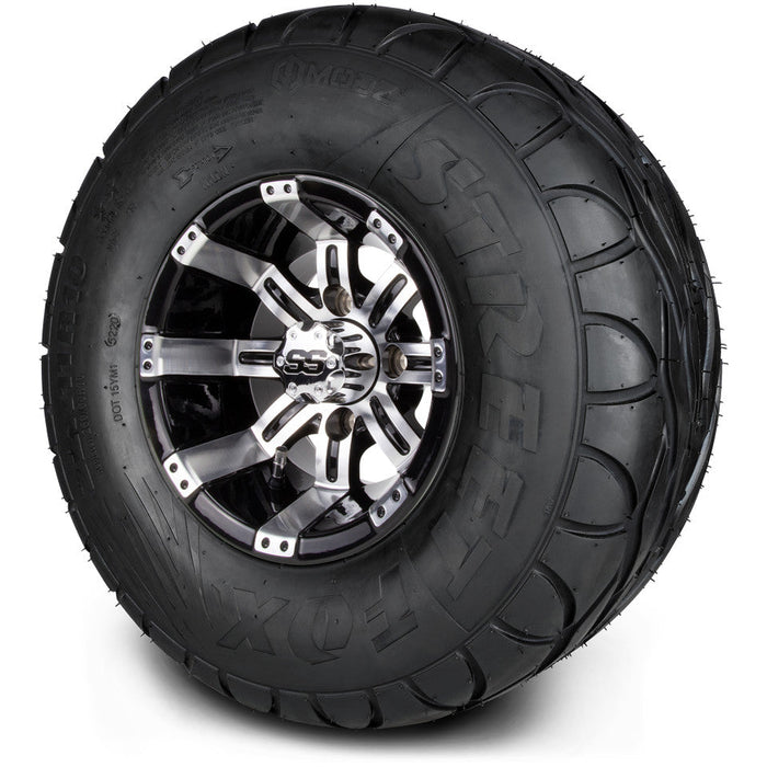 MODZ 10' Tempest Machined Black - Tire and Wheel Combo