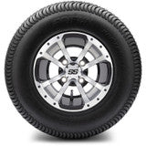 MODZ® 10" Storm Trooper Machined Black Wheels & Street Tires Combo