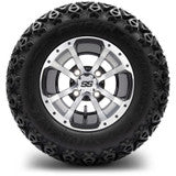 MODZ® 10" Storm Trooper Machined Black Wheels & Off-Road Tires Combo