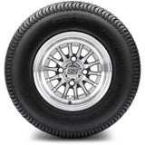 MODZ® 10" Medusa Machined Black Wheels & Street Tires Combo