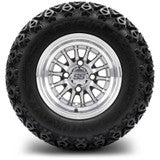 MODZ® 10" Medusa Machined Black Wheels & Off-Road Tires Combo
