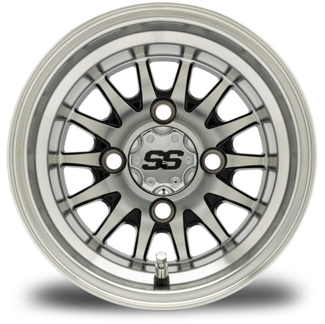 MODZ 10' Medusa Machined Black - LowPro Tire and Wheel Combo