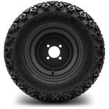 MODZ® 10" Steel Matte Black Wheels & Off-Road Tires Combo