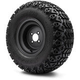 MODZ® 10" Steel Matte Black Wheels & Off-Road Tires Combo