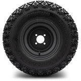 MODZ® 10" Steel Matte Black Wheels & Off-Road Tires Combo
