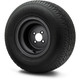 MODZ® 10" Steel Matte Black Wheels & Street Tires Combo