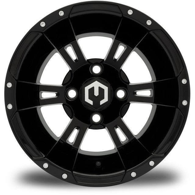 MODZ 12' Ambush Glossy Black - Tire and Wheel Combo