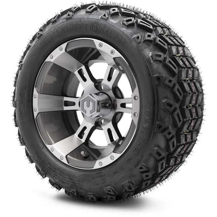 MODZ 12' Ambush Gunmetal - Tire and Wheel Combo