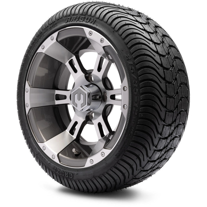 MODZ 12' Ambush Gunmetal - Tire and Wheel Combo