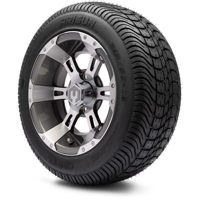 MODZ 12' Ambush Gunmetal - Tire and Wheel Combo