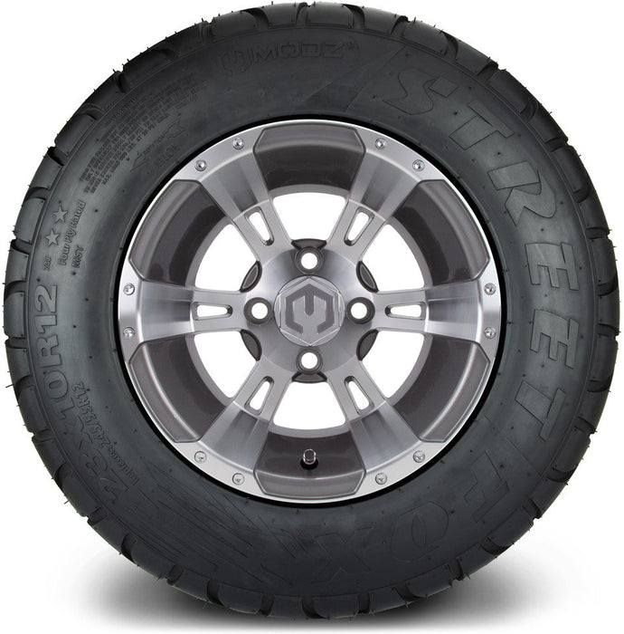 MODZ 12' Ambush Gunmetal - Tire and Wheel Combo