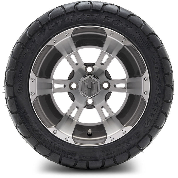 MODZ 12' Ambush Gunmetal - Tire and Wheel Combo
