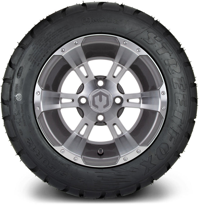 MODZ 12' Ambush Gunmetal - Tire and Wheel Combo