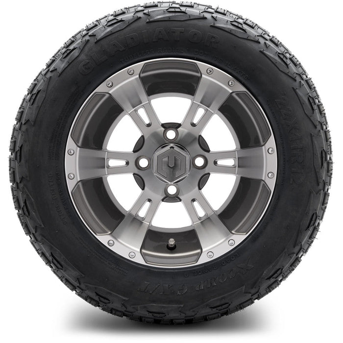 MODZ 12' Ambush Gunmetal - Tire and Wheel Combo