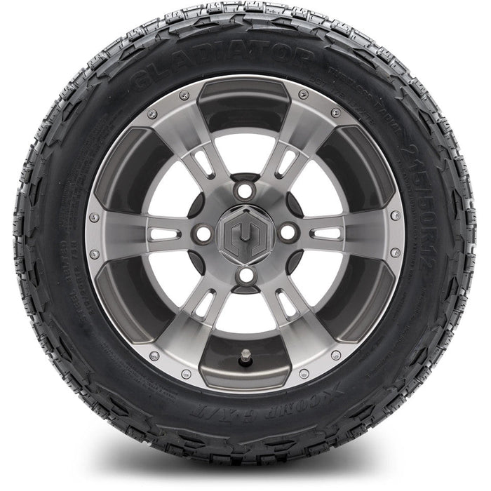 MODZ 12' Ambush Gunmetal - Tire and Wheel Combo