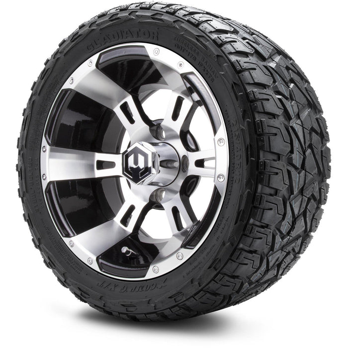 MODZ 12' Ambush Machined Black- Tire and Wheel Combo