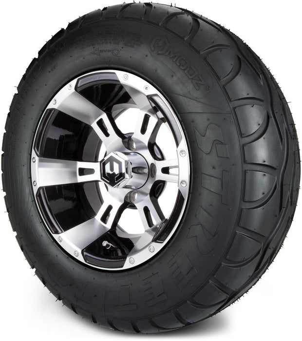 MODZ 12' Ambush Machined Black- Tire and Wheel Combo