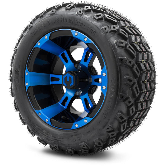 MODZ 12' Ambush Blue & Black - Tire and Wheel Combo