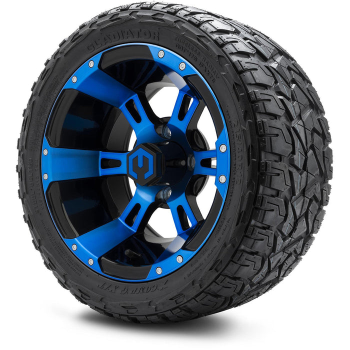 MODZ 12' Ambush Blue & Black - Tire and Wheel Combo