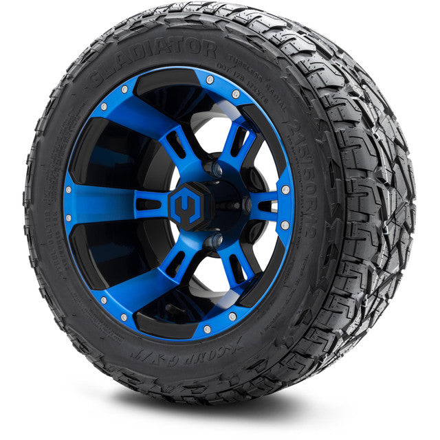 MODZ 12' Ambush Blue & Black - Tire and Wheel Combo