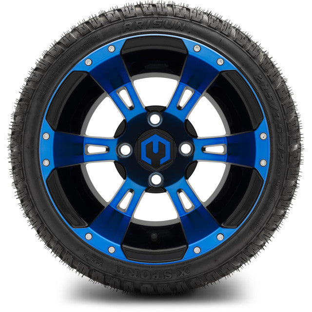 MODZ 12' Ambush Blue & Black - Tire and Wheel Combo